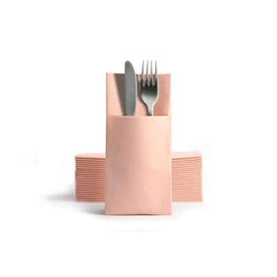 Immagine di Alvotex CHIC Airlaid 50 Tovaglioli usa e getta di alta qualità, 39 x 40 cm, colore: Rosa