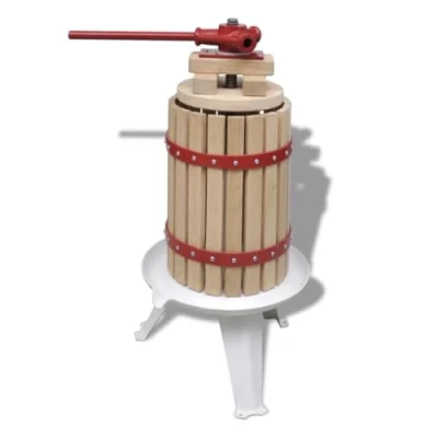 Immagine di vidaXL Torchio per Frutta Vino 6 L Torchietto Spremitutto a Freddo Pressa UVA
