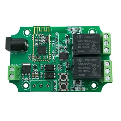 Immagine di DSD TECH Modulo relè Bluetooth a 2 canali per telecomando interruttore compatibile con iPhone e Android 4.3