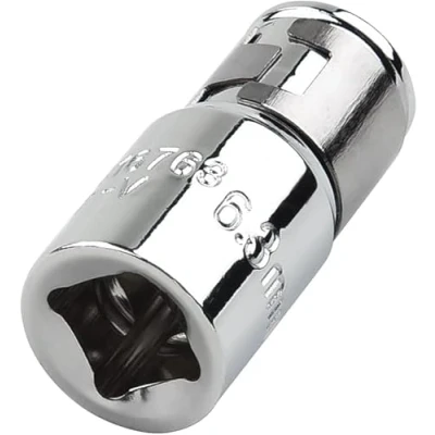Immagine di adattatore per punte con sfera di ritegno, punte, attacco quadrato da 1/4 a gambo esagonale 1/4&quot;, convertitore cacciavite (4 pezzi)