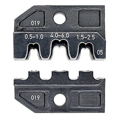 Immagine di Knipex Werk 97 49 05 Matrice di crimpaggio spina aperta non isolata Adatto per Larghezza 2.8/6.3 mm 0.5 fino a 6 mm² marchio (Pinze)
