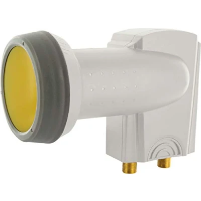 Immagine di SCHWAIGER 333 Twin LNB Low Noise Blockconverter Sun Protect digitale resistente al calore tappo parabola satellitare accessori per multi switch protezione dalle intemperie contatti placcati oro