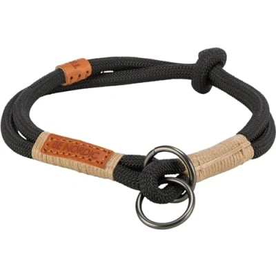 Immagine di TRIXIE collare per cani BE Nordic L XL nero/sabbia comodo grandi e molto con limitatore di trazione robusto ed elegante 17295