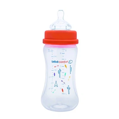 Immagine di Bebe Confort Biberon Classico a Collo Standard in PP 270ml Misura 2 Colore Corallo