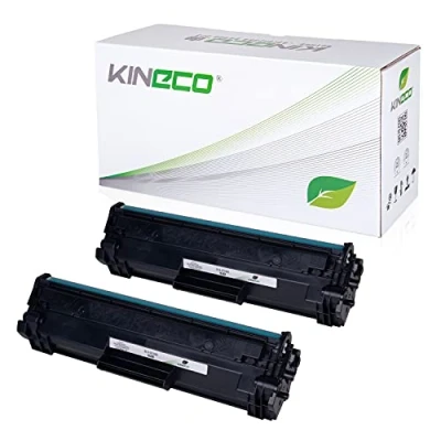 Immagine di Kineco CF244A 44A Toner compatibile per HP Laserjet Pro M15w MFP M28w M28a M15a, confezione doppia nero
