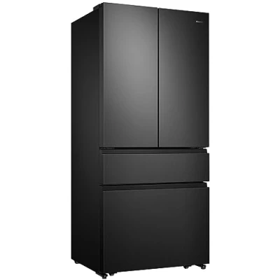 Immagine di Hisense RF540N4SBF2 French Door Frigorifero Congelatore NoFrostPlus/Compressore Inverter Multiflow 360/ SuperCool/ 181,7 cm/Frigorifero 302 l/Congelatore 178 l/40 dB/ 310 kWh/Anno/Nero