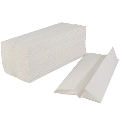 Immagine di enov aer240 C Fold asciugamani di lusso, a 2 Veli, colore: bianco (Confezione da 2400)
