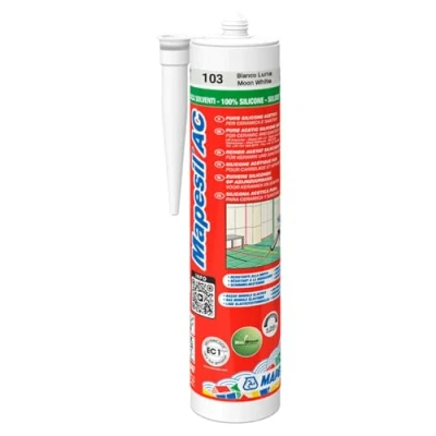 Immagine di Mapesil, sigillante in silicone resistente, non si deforma