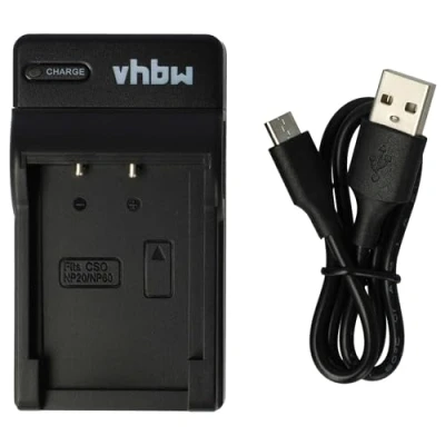 Immagine di vhbw caricatore compatibile con Casio Exilim EX Z21, Z20, Z22, Z15, Z19, Z18 camera Stazione di carica, spia 4,2 V