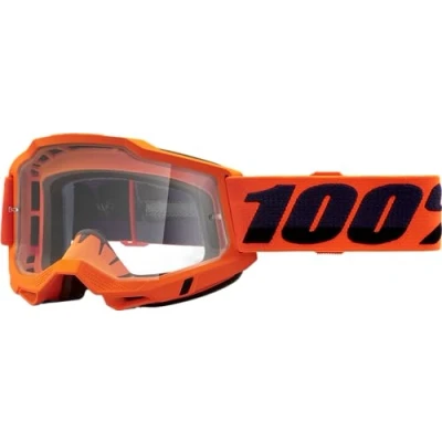Immagine di 100% MÁSCARAS ACCURI 2 OTG Occhiali Neon/Arancione Lente trasparente