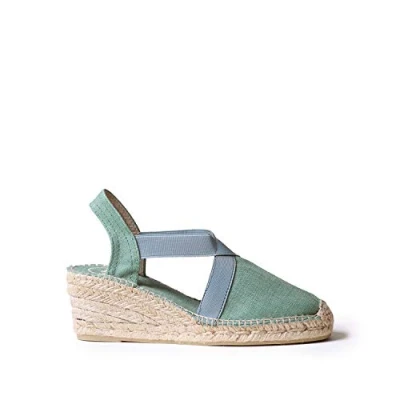 Immagine di Toni Pons Espadrillas da Donna in Cotone TER Menta, 39 EU