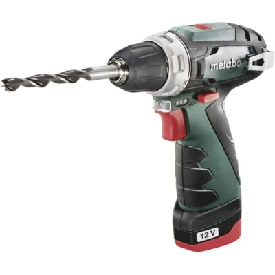 Immagine di Metabo PowerMaxx BS Basic 600984000 Trapano avvitatore a batteria 12 V 2.0 Ah Li Ion incl. seconda batteria, caricabatterie