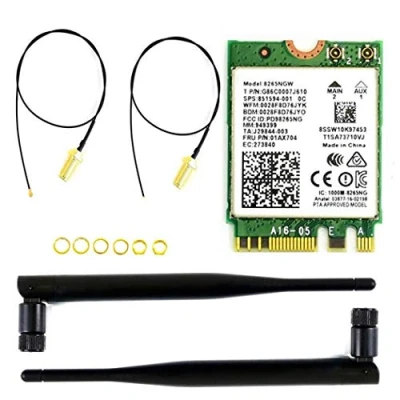 Immagine di Waveshare AC8265 Wireless NIC Applicable for Jetson Orin Nano/NX 2.4G / 5G WiFi Bluetooth 4.2 Dual Mode Module