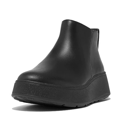 Immagine di Fitflop Stivaletto in Pelle F Mode, Donna, Tutto Nero, 38.5 EU