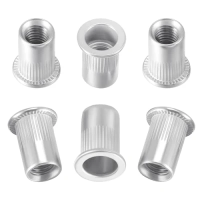 Immagine di HSeaMall 50PCS M8 Rivetto a testa piatta in acciaio inox Nutsert Cap (M8 Stainless Steel Rivet Nut 50PCS)