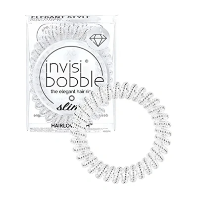Immagine di Invisibobble Elastici per capelli Chrome Slim x3 I a spirale donne e uomini Non lasciano segni Forte tenuta