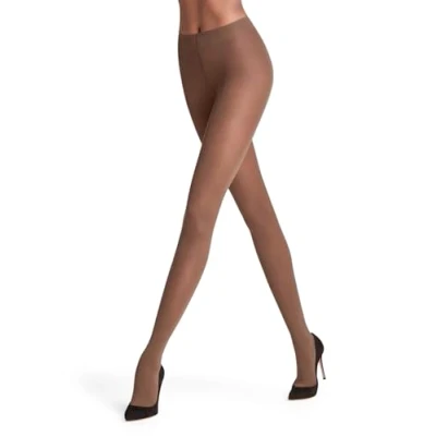 Immagine di FALKE Matt Deluxe 30 DEN W TI trasparenti velati tinta unita 1 pezzo, Collant Donna, Marrone (Espresso 5188), XL