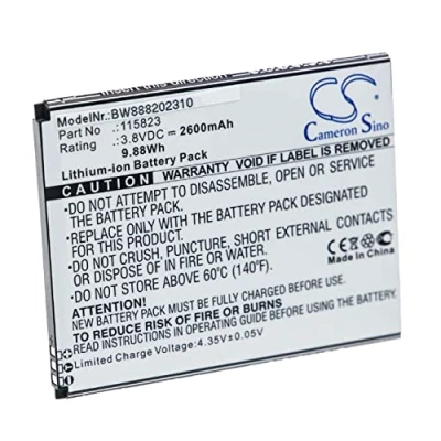Immagine di vhbw batteria compatibile con Wiko Lenny 5 smartphone cellulare (2600mAh, 3,8V, Li Ion)