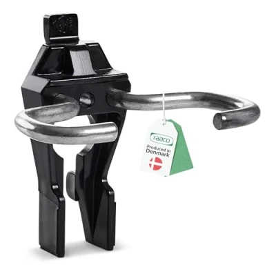 Immagine di raaco Porta Pinze Clip 5 20 mm per Pannello Attrezzi da Parete, Lunghezza, Supporto Speciale Pinze, Robusto Ganci Portautensili in Acciaio e Poliammide, Set di 3