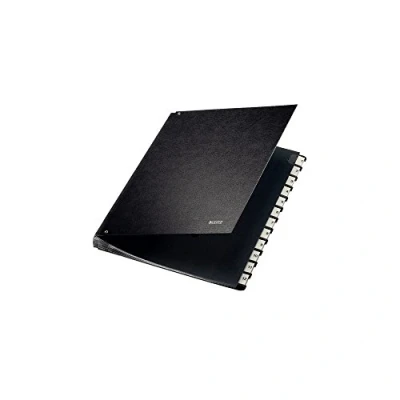 Immagine di LEITZ Libro Monitore numerico in cartone 1 12 scomparti Nero 58120195
