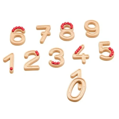 Immagine di WISSNER Impilare i Numeri Set Iniziale (11 Pezzi), Colori Naturali, R80020.000