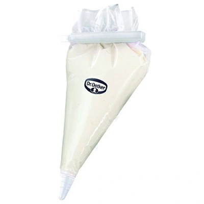 Immagine di Dr. Oetker Classical Range of Kitchen Tools Dr.Oetker Set di 10 sac à Poche monouso con 4 beccucci Diversi per Decorare (Colore: Trasparente/Bianco), quantità: 1 Pezzo