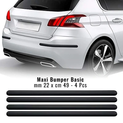 Immagine di 4R Quattroerre.it 12534 Modanature Bumper Paracolpi per Auto, 22 mm x 49 cm, 4 Pezzi