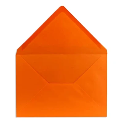 Immagine di COLOURS 4 YOU Glüxx Agent 50 buste per lettere, formato DIN C5, 16,2 x 22,7 cm, 100 g/m², con aletta punta da inumidirezionale, colore: arancione