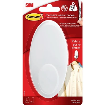 Immagine di 3M Ganci per abiti Command™ (L x L A) 127 64 41 mm Bianco Contenuto: 1 pz.