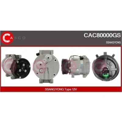 Immagine di CASCO CAC80000GS Compressore Aria Condizionata V5 12V R134a SSANGYONG: Rexton / 2