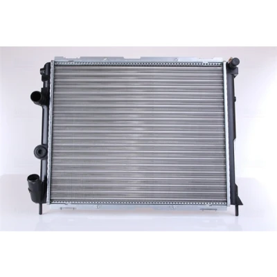 Immagine di NISSENS 63886 Radiatore motore Alluminio 480 400 28 Alette di raffreddamento montate meccanicamente RENAULT: Kangoo I Express, CLIO 2,