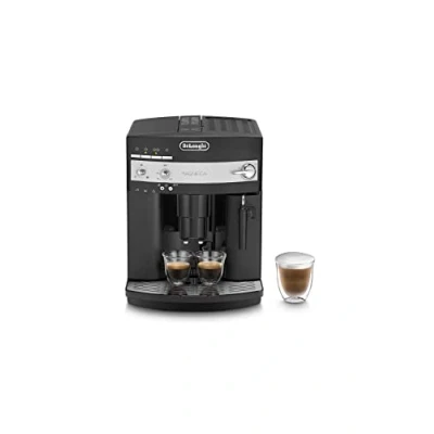 Immagine di De&#039;Longhi ESAM3000, Macchina da caffè Automatica, Chicchi macinati al momento, 2 Bevande One Touch, Montalatte classico, Spegnimento Programmabile, Nero