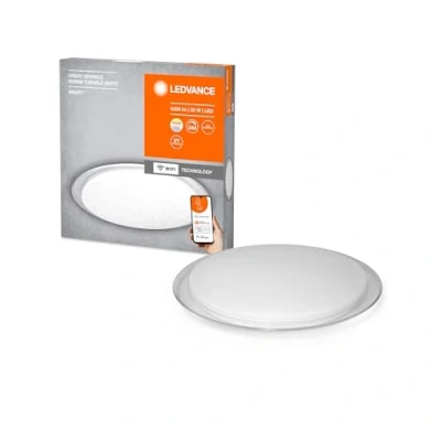 Immagine di LEDVANCE DECORATIVE CEILING WITH WIFI TECHNOLOGY 4058075573499 Lampada LED a soffitto per bagno ERP: E (A G) 30 W Bianco caldo