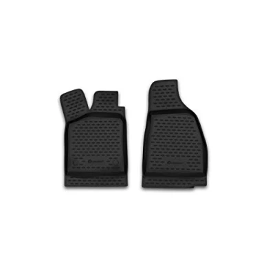 Immagine di Element tappetini in Gomma 3D Premium su Misura Adatti per Ford Ranger, MK 3 (III), 2007 2011, Pickup Cabina Doppia, 2 Pezzi.