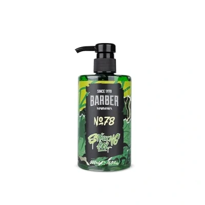 Immagine di BARBER MARMARA Gel da barba uomo n. 78 trasparente 500 ml Shaving Men per una rasatura precisa dei contorni della scorrimento ottimale Raffredda la pelle
