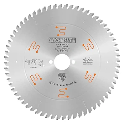 Immagine di CMT ORANGE TOOLS 297.816.64M LAMA CIRCOLARE CHROME HW 216x2.3/1.6x30 Z64 TCG