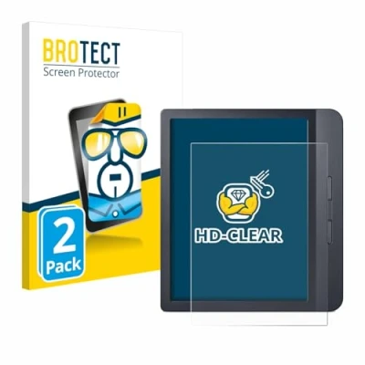 Immagine di brotect Pellicola Protettiva per Kobo Libra H2O / Colour 2024 Protezione Schermo (2 Pezzi) [Trasparente, Anti Impronte]