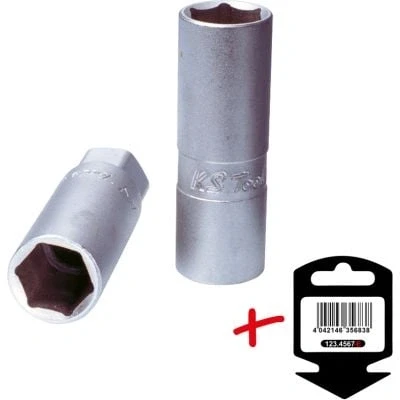 Immagine di KS TOOLS 911.1205 E Serie di chiavi a pipa, Candela 16,0 12,5 (1/2&quot;)