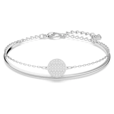 Immagine di Swarovski Ginger Bangle Bracciale silvercoloured, Donna, Taglia: One Size, Silver coloured