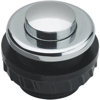 Immagine di Grothe 62033 Tasto per campanello 1 parte Cromo 12 V/1,5 A