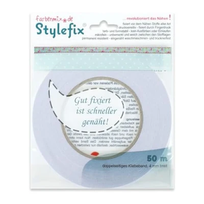 Immagine di Farbenmix Stylefix Nastro biadesivo, 50 m x 4 mm, Modelli /colori assortiti