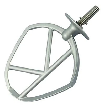 Immagine di KENWOOD KW714148 Sbattitore K in alluminio con anello per robot da cucina
