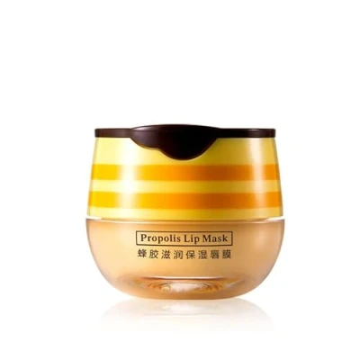 Immagine di Balsamo per le api labbra Vaso Miele Propoli Idratante Maschera e prevenzione Scrub secche screpolate esfoliante (1 pz)
