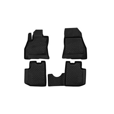 Immagine di Element Tappetini in Gomma Antiscivolo Premium Personalizzati Fiat 500L, 2013 &gt;, Hatchback (2 volumi), 4 pez.