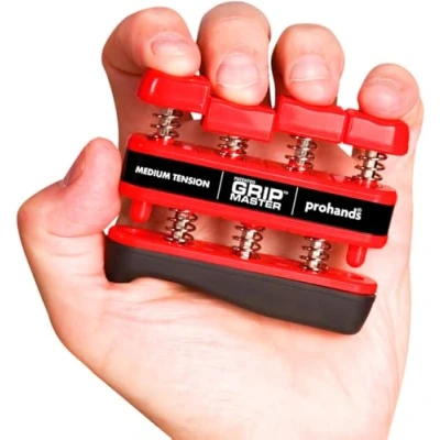 Immagine di Pro Hands Esercitatore per dita Gripmaster medium, colore: Rosso