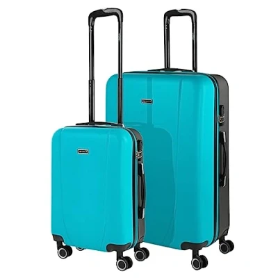 Immagine di ITACA Set Valigie Rigide Offerte. Valigia Grande Rigida, Media Rigida e Bagaglio a Mano. di con Lucchetto Combinazione TSA 71117, Turchese/antracite
