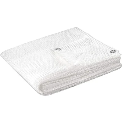 Immagine di Kippen 6083B Telone Retinato Trasparente con Grammatura da 130 g/m². Taglia 2x3 (6 m²)