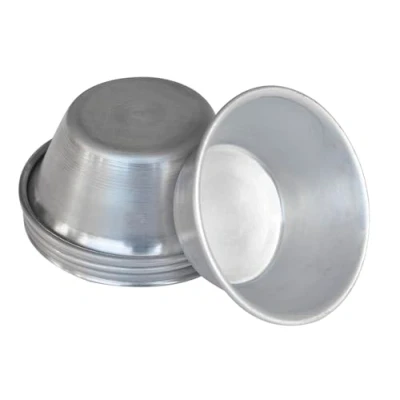 Immagine di Mali&#039;s 43029 Stampi per Pasteis De Nata, 6 stampi, Ø 6,4 cm x H 2,5 cm, in alluminio non rivestito, argento
