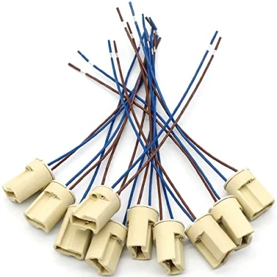 Immagine di 10 Pezzi Portalampada G9, in Ceramica con Lampade Alogene, G9 250V Luce G9,per Lampadine LED, Neon, Alogene
