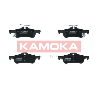 Immagine di KAMOKA JQ1018082 Kit pastiglie freno Assale posteriore con segnalatore acustico usura TOYOTA: Yaris II Hatchback, III Van